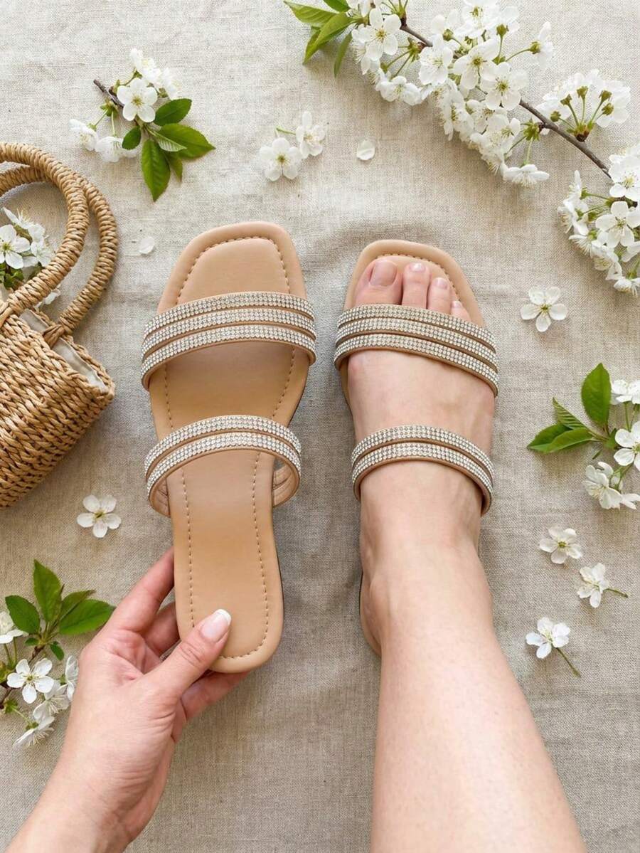 SANDALIA TIRAS BRILLOS - LATE - Ver 1