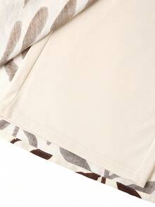 Ellevyn Semester Casual Växttryck Hög Slits Ärmlös Jumpsuit - Aprikos - Visa 3