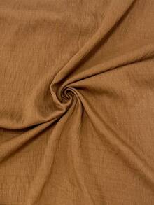 GlowEve Sleeveless Waist Gathered A-Line Elegant Romantic Detailed Women's Shirtdress - Khaki - View 7