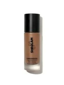 SHEGLAM Complexion Pro Long Lasting Breathable Matte Foundation-Earth Matte Sweat-Proof Foundation Oil Control Full Coverage Pore-Less Concealer Waterproof Flawless Non-Fading Weightless Liquid Foundation Brand Beauty Makeup Face Paint Cosmetic For Women Girls Perfect For Spring Summer Ideal For Y2K Fancy Fashion Suitable For Birthday Mother'S Day Gift Rave Party Ready Best Color - Earth - View 11