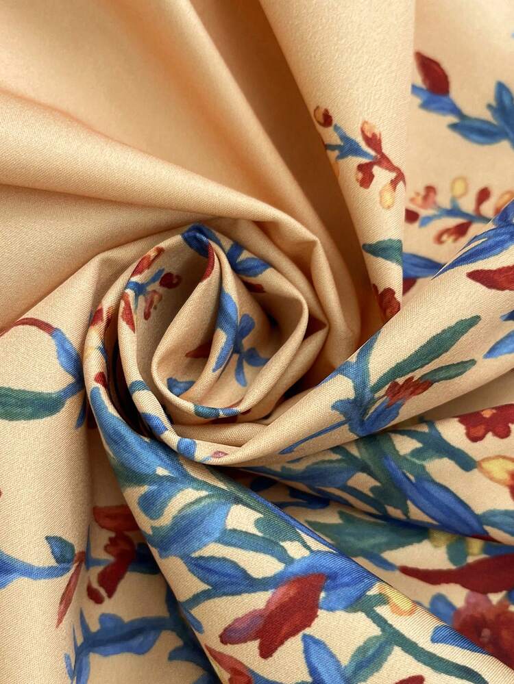Women's Floral Print Off-Shoulder Petal Sleeve Long Dress, Fashionable Holiday Style Going Out Outfit Summer Dresses For Women Summer Holiday Outfits Vacation Dresses Holiday Dresses Going Out Dresses Summer Outfit For Women Beach Dress Elegant Dresses For Women Beach Dresses For Women Beautiful Dresses For Women Beach Dress Floral Dresses For Women