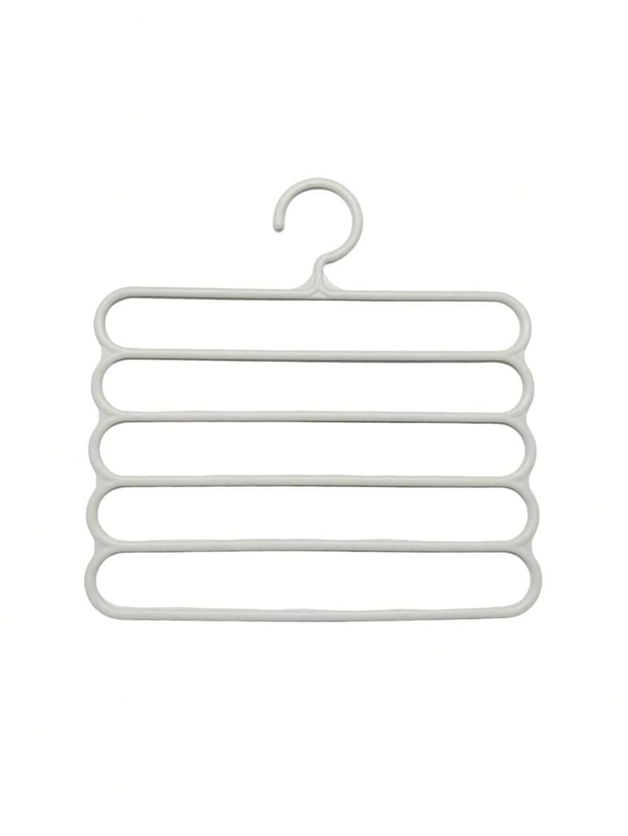 Pants Rack, Home Pants Rack Wardrobe, Built-In Multi-Layer Non Slip Seamless Shelves, Multifunctional Scarf Storage Rack, Multifunctional Pants Rack, Scarf Tie Rack, Home Pants Rack, Dressing Room, Bedroom Wardrobe, Dressing Room Storage Room, Storage Cabinet, Clothing Storage Room, Wardrobe Organizing Storage Room, University Dormitory, Space Saving, Back To School Supplies. - White - View 1