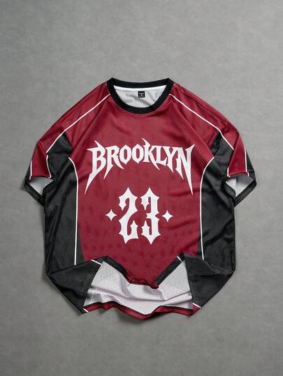 PAVTROS Men's Casual Colorblock Print Short Sleeve T-Shirt