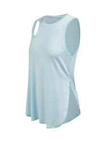 Powerista 女士圆领镂空设计休闲健身运动背心 - 彩色 - 查看 8