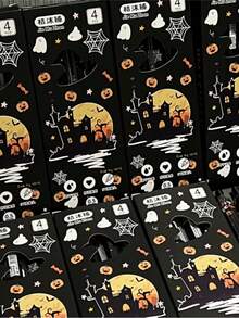 Bộ 4/8/12 bút bi gel chủ đề Halloween với đường kính ngòi 0.5mm, có hình ma, bí ngô và mũ phù thủy - Hoàn hảo làm quà tặng khen thưởng trong lớp học hoặc quà tặng văn phòng phẩm cho năm học mới. - Nhiều màu - Xem 5