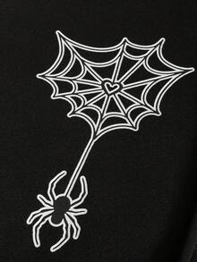 PAVTROS Herr enkelknäppt basebolljacka med bokstavsbroderi, casual - Svart - Visa 3