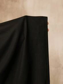 Graceveil Damen Einfarbiges Kleid mit rundem Ausschnitt, Langarm, Knopfdesign, elegantes Kleid, Knopfkleid, Langarmkleid, Bodycon-Kleid, Rippstrickkleid, Damen Maxikleid - Schwarz - Übersicht 7