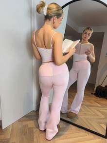 Bethéva 女士吊带背心 束腰吊带背心 修身背心 可作为内搭或外搭 - 粉色 - 查看 2