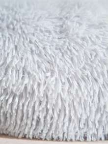 1pc Small Fluffy Round Pet Bed, Warm And Breathable, Suitable For Small Kittens And Dogs, Suitable For All Seasons, Solid Color Puppy Bed, Kennel Small Cat Bed, Winter Warm Pet Bed, Suitable For Small Puppies And Cats, Rodents And Other Small Animals, Machine Washable, Not Suitable For Medium And Large Animals. - Multicolor - View 6