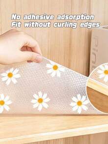 1 Roll Of High-Quality Anti Slip Pad, Drawer Pad With Daisy Pattern, Suitable For - Multicolor - View 2