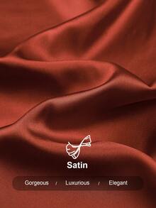 SOLERSUN Đầm dự tiệc thanh lịch dành cho phụ nữ cỡ lớn, cổ chữ V, xếp ly, ôm sát, xẻ tà cao. - màu nâu - Xem 9