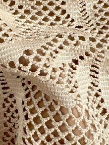 Swim Vcay 春夏针织提花无钢圈可调节吊带上衣和泳裤女士沙滩度假休闲泳装套装 - 棕色 - 查看 6