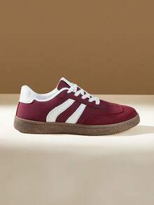 CUCCOO EASI Women's Casual Sneakers - Burgundy - View 5