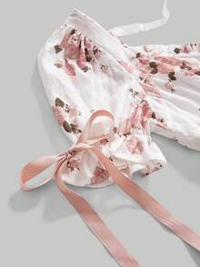 Sweetness 女士时尚全印花钥匙孔领连衣裙 - 彩色 - 查看 3