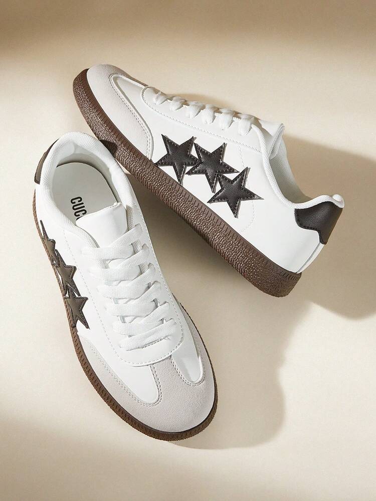 CUCCOO EASI Women's Casual Contrast Color Comfortable Sports Sneakers For Daily Wear For Christmas