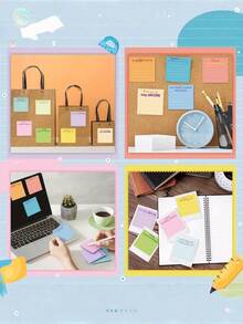 2/12 Buah Kertas Tempel Apresiasi Karyawan Hadiah Terima Kasih Buku Catatan Massal dengan Kata-kata Inspiratif Hadiah Guru Buku Catatan Saku Mini untuk Rekan Kerja Perlengkapan Kantor - MultiWarna - View 2