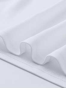 Manfinity Joysei 男士休闲撞色T恤短裤套装，夏季 - 彩色 - 查看 5