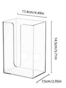 1 pieza Soporte de pared invertido para papel higiénico, dispensador de pañuelos faciales para uso en baño, cocina, lavandería y hogar - Multicolor - Ver 3