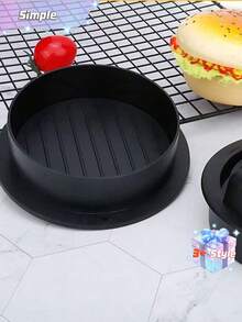 1 khuôn ép bánh mì kẹp thịt và giấy lót tách chả, dùng cho bếp xe RV, khuôn ép bánh mì kẹp thịt, khuôn ép chả, khuôn ép bánh mì kẹp phô mai, khuôn ép bánh mì kẹp thịt sáng tạo, khuôn ép bánh mì kẹp thịt chống dính, khuôn làm chả thịt bò, phô mai và rau củ. - Nhiều màu - Xem 2