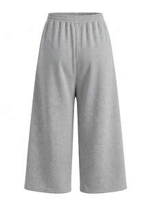 SWAVVY Celana Jogger Longgar Kasual Pria, Celana Longgar Abu-abu Bergambar Yesus dengan Cetakan Grafis di Bagian Depan, Celana Jogger Desain Santo Musim Semi/Musim Gugur, Ukuran Standar - Grey - View 9