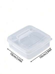 Cheese Dispensing Boxes For Refrigerator: Fruit Sealing Fresh - Keeping Boxes With Flip - Tops, Ideal For Butter Cubes Storage And Storing Onions, Garlic And Other Seasonings" - White - View 9