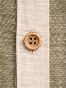 Child Modern Style Striped Shirt - verde militar - View 5