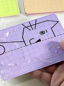 MINKOJA 20 Patterns Cartoon Lattice Symmetrical Drawing Graphics . Creative Concentration Train Tracing Painting Cards Wipe Pen Control - Multicolor - View 9
