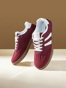 CUCCOO EASI Women's Casual Sneakers - Burgundy - View 3