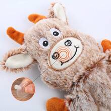 PETSIN Đồ chơi cho chó bằng da hình động vật hoạt hình, có vỏ bọc, bên trong có âm thanh sủa BB, đồ chơi tương tác cho chó. - Nhiều màu - Xem 9