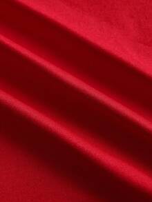 Courvante 男士休闲百搭圆领短袖T恤 - 紅色 - 查看 7