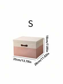 Pink Japanese Folding Clothes Storage Box, Drawer Style Organizer With Lid For Closet Organization And Storage, Large Capacity Collapsible Container For Toys, Blankets, Sweaters, Home Organization Essentials, Space Saving Solution For Bedroom - Pink - View 4