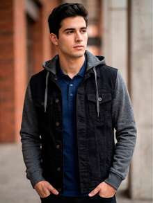 Chamarra Dual Confort - Negro - Ver 2