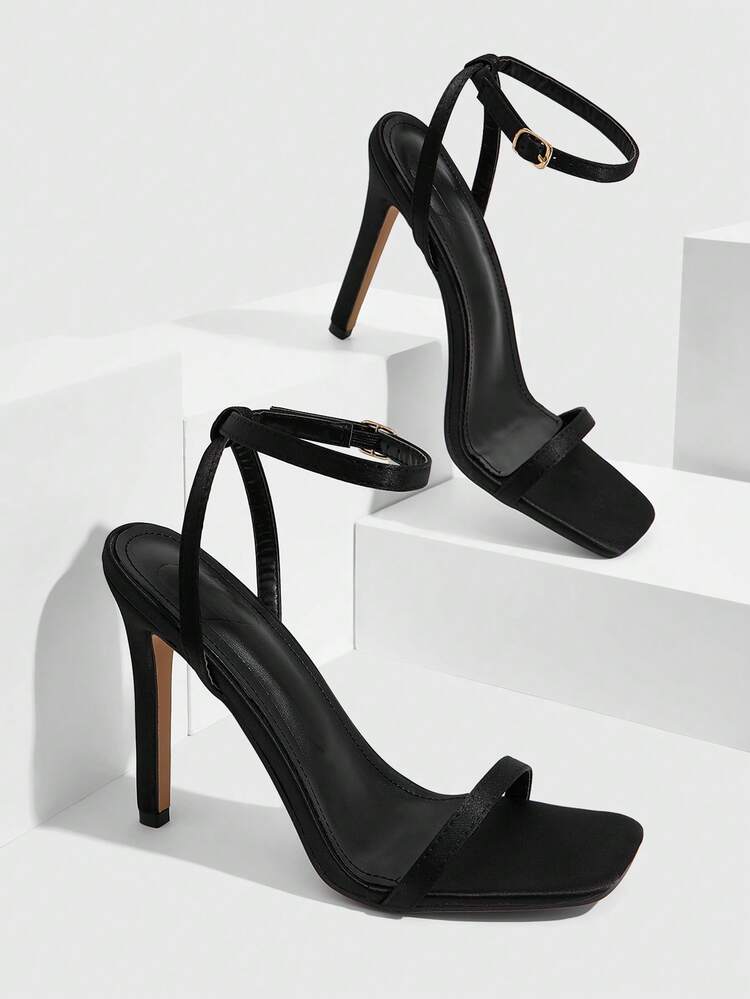 CUCCOO SZL Women Fashion Elegant Commuter Simple Heeled Sandals Sexy Wear Nightclub Party High Heel Sandals Prom Heels