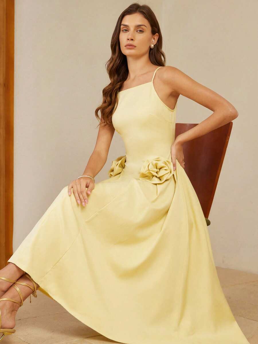 Aveloria Rosie Vestidos largos para mujer - Albaricoque - Ver 1