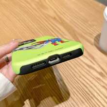 SUPERMAN X SHEIN Superman This "Cartoon Animation" Two-In-One Film Phone Case Is Made Of TPU+PC Material And Has A Shockproof And Matte Finish. The Exquisite Printed Patterns Effectively Protect Your Apple 14/15,16/17 Pro Max Phone. - Multicolor - View 6