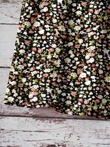 SHEIN LUNE 女士休闲度假露背吊带背心，碎花图案，适合春夏穿着 - 彩色 - 查看 5