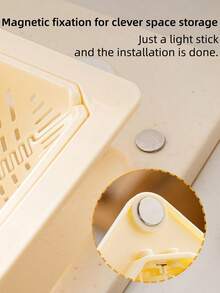 1PC Kitchen Sink Strainer Basket Removable Hanging Multifunctional Sink Basket Garbage Filter Kitchen Cleaning Storage Organizer Suitable For Rinsing Vegetables Straining Leftover Food Residue Storing Kitchen Utensils For Household Kitchen Cleaning And Organization - Multicolor - View 5