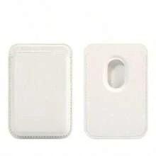 Apple Magsafe Leather Magnetic Adhesive Card Slot PU Leather Card Holder - Multicolor - View 14