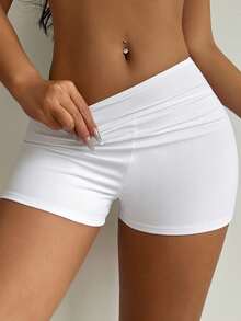 Swim Vcay 女士黑白性感沙滩泳裤，适合夏季度假 - 黑與白 - 查看 4