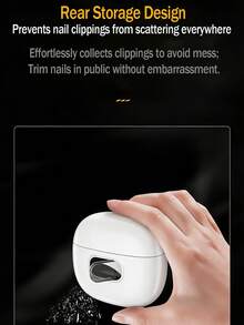 Portable Electric Nail Clipper - Automatic Nail Trimmer & Polisher, Anti-Pinch Design For Kids & Elderly, Quiet Operation Nail Care Device - Multicolor - View 4