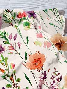 Rusticease Áo sơ mi nữ dáng suông họa tiết màu nước tối giản, thanh lịch, kiểu dáng cổ điển, thích hợp cho mùa hè. - Nhiều màu - Xem 4