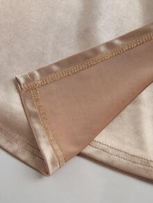 Franclia 优雅休闲缎面半身裙，适合女性春夏穿着，可用于办公室和海滩等多种场合。 - 彩色 - 查看 8