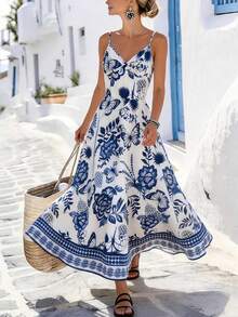 Franclia Đầm đi nghỉ hè cho nữ, đầm dài in họa tiết, đầm xếp ly sau lưng, đầm đi biển, đầm dự tiệc, đầm ngắn thắt eo, trang phục đi nghỉ mát cho nữ, đầm dự tiệc, đầm dự lễ hội âm nhạc, đầm dễ thương, dịu dàng, trí thức, thanh lịch, cao cấp, trang phục sang trọng, đi làm, hàng ngày, mùa hè, tiệc tùng, bãi biển, hẹn hò, mùa tốt nghiệp, công sở, thời trang thành thị, đầm hàng ngày đa năng, đầm hè cho nữ, đầm cho nữ, đầm dự tiệc hè, đầm đi nghỉ mát, đầm maxi, trang phục đi du thuyền cho nữ. - Màu xanh lam - Xem 7