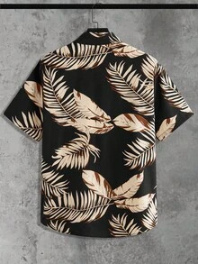 HIMLAND Men Tropical Print Shirt Without Tee - Multicolor - View 2