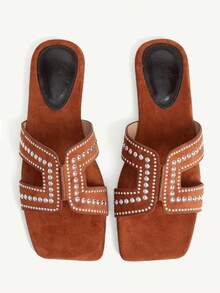 CUCCOO CHICEST Kiểu dáng đơn giản và đa năng, thoải mái, thời trang, rộng rãi, phù hợp cho công sở, du lịch, đi biển. - màu nâu - Xem 1