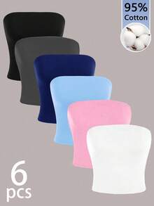 Tseoso 6 piezas Blusas para Mujer - Multicolor - Ver 1