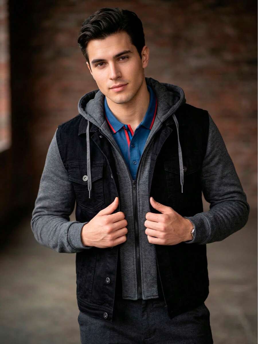 Chamarra Dual Confort - Negro - Ver 1