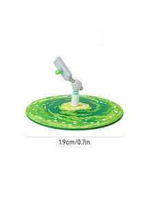 Rick and Morty X SHEIN 4 In Creative Silicone Hot Cup Covers, Dustproof, Suitable For Various Cup Shapes - Green - View 3