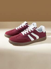 CUCCOO EASI Women's Casual Sneakers - Burgundy - View 1