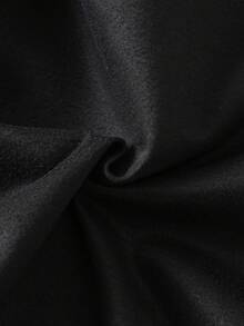 Genkimix Kids 年轻女孩宽松休闲夹克，时尚街头风格仿皮大衣 - 黑色 - 查看 4